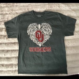 OU Oklahoma Sooners Womens Shirt Campus Ragz Sz L